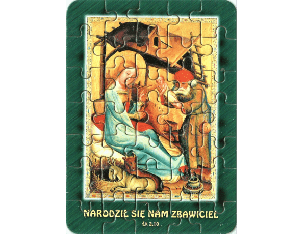 Puzzle Boże Narodzenie NARODZIŁ SIĘ NAM ZBAWICIEL!