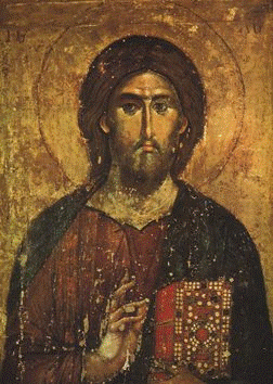 Ikona CHRYSTUS PANTOKRATOR z góry Athos