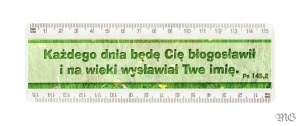 Linijka chrześcijańska KAŻDEGO DNIA BĘDĘ CIĘ BŁOGOSŁAWIŁ