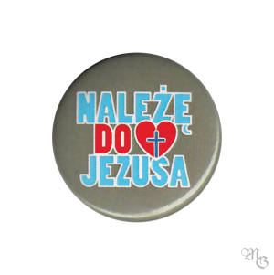 Znaczek Button NALEŻĘ DO JEZUSA